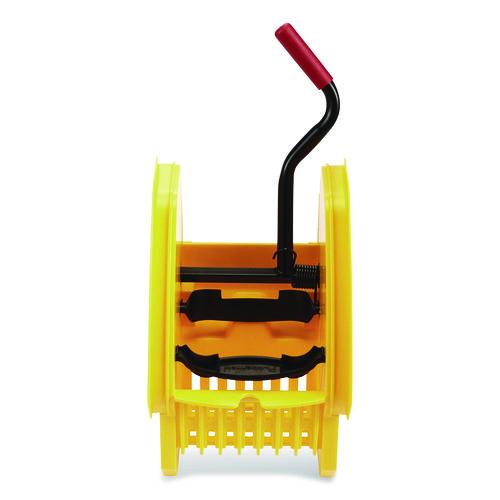 Image of Rubbermaid® Commercial 2064959 Wavebrake 2.0 Wringer, Down-Press, Plastic, Yellow