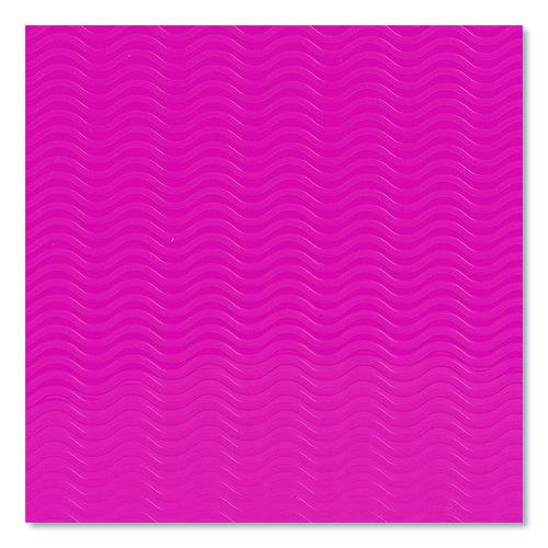 Image of Smead 70864 Poly Expanding Folders, 12 Sections, Cord/Hook Closure, 1/6-Cut Tabs, Letter Size, Pink/Clear