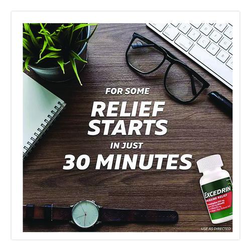 Image of Excedrin® 64498 Migraine Caplets, 2 Tablets/Packet, 30 Packets/Box