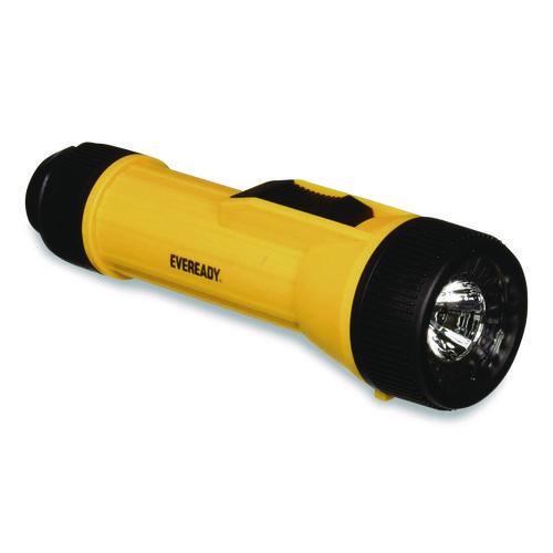 Image of Eveready® 1251L LED Industrial Economy Flashlight, 2 D Batteries (Sold Separately), Yellow/Black