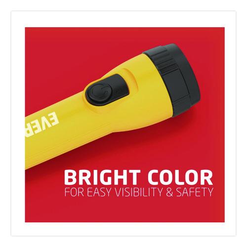 Image of Eveready® 1251L LED Industrial Economy Flashlight, 2 D Batteries (Sold Separately), Yellow/Black