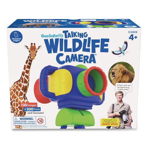 Image of Educational Insights® 8808 GeoSafari Jr. Talking Wildlife Camera, Grades Pre-K to 3
