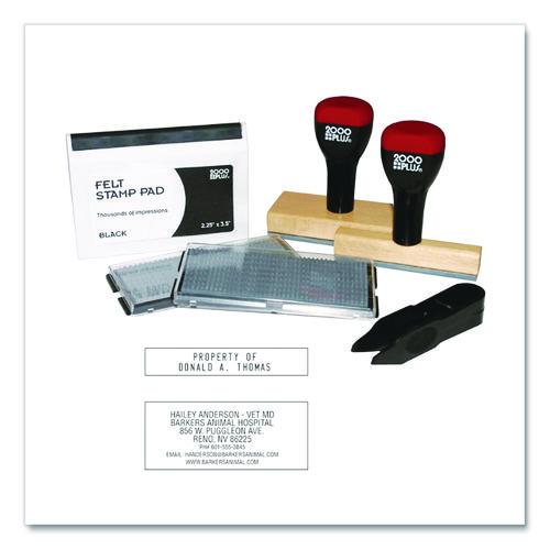 Image of COSCO 2000PLUS® 030968 Custom Stamp Kit, Black Ink