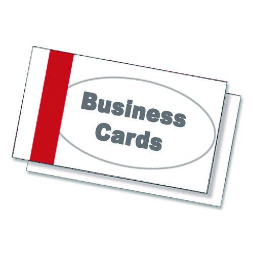 Image of Blanks/USA® BCT10B6WH Printable Microperforated Business Cards, Copier/Inkjet/Laser/Offset, 2 x 3.5, White, 10/Sheet, 100 Sheets/Pack