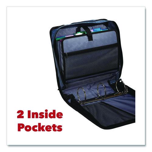 Image of Case it D-146 RED Mighty Zip Tab Binder, 3 Rings, 3" Capacity, 11 X 8.5, Red