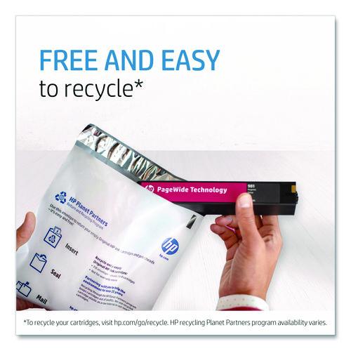 Image of HP L0R13A HP 981y, (l0r13a) Extra High-Yield Cyan Original Pagewide Cartridge