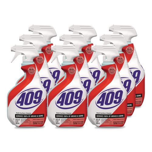 Image of Formula 409® 31220 Multi-Surface Cleaner Spray, Original Scent, 32 oz Spray Bottle, 9/Carton