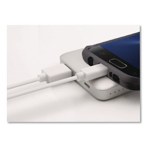 Image of Belkin® F2CU012BT04-WHT MIXIT Micro USB ChargeSync Cable, 4 ft, White