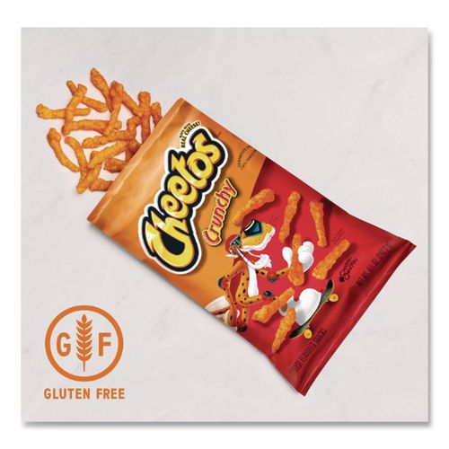 Image of CheetosÂ® Crunchy Cheese Flavored Snacks, Flamin' Hot, 2 Oz Bag, 64/carton