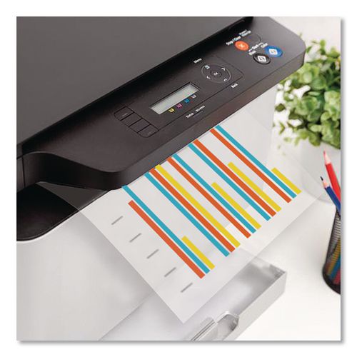 Image of Apollo® VPP100CE-A Plain Paper Transparency Film, 8.5 X 11, Black On Clear, 100/box