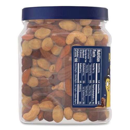 Image of Planters® GEN01857 Salted Mixed Nuts, 27 Oz Canister