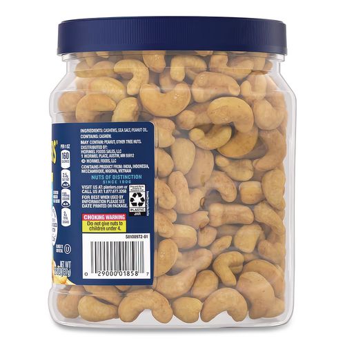Image of Planters® GEN01857 Salted Mixed Nuts, 27 Oz Canister