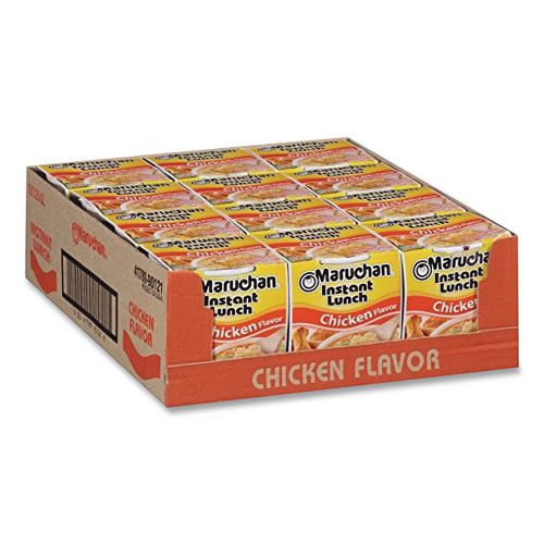 Image of Maruchan® MAR00121 Instant Lunch, Chicken, 2.25 Oz Cups, 12/carton