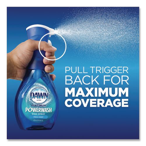 Image of Dawn® 52364 Platinum Powerwash Dish Spray, Fresh Scent, 16 Oz Spray Bottle