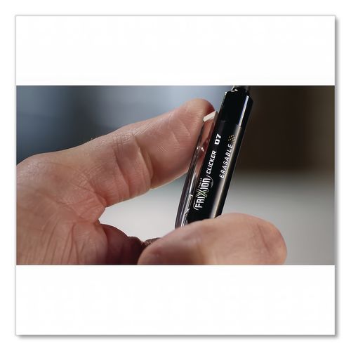 Image of Pilot® 31468 FriXion Clicker Erasable Gel Pen, Retractable, Fine 0.7 mm, Navy Ink, Navy Barrel, 3/Pack
