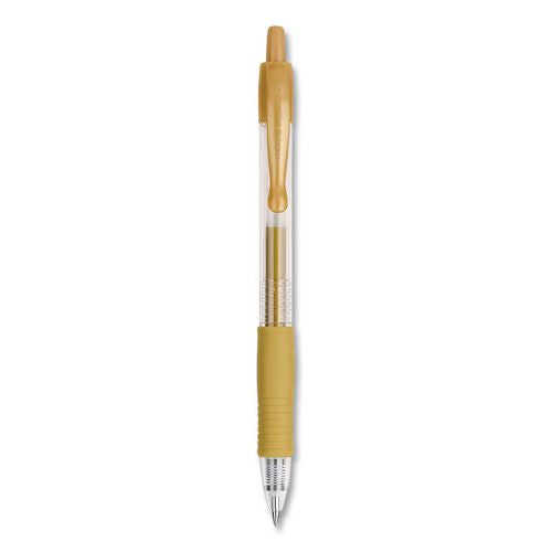 Image of Pilot® 34404 G2 Metallics Gel Pen, Retractable, Fine 0.7 mm, Assorted Metallic Ink and Barrel Colors, 5/Pack