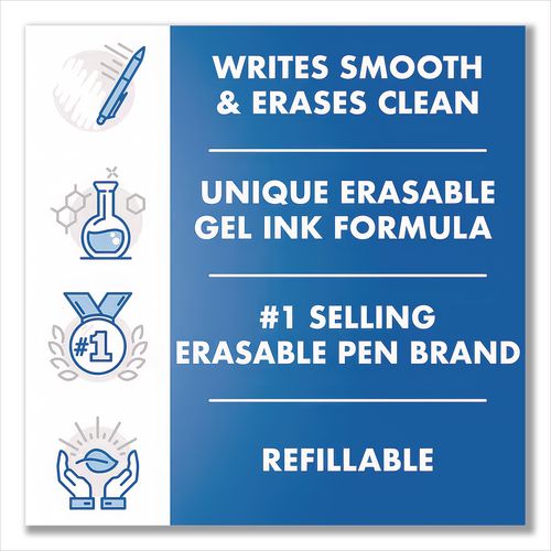 Image of PilotÂ® Frixion Ball Erasable Gel Pen, Stick, Extra-Fine 0.5 Mm, Assorted Ink And Barrel Colors, 6/pack
