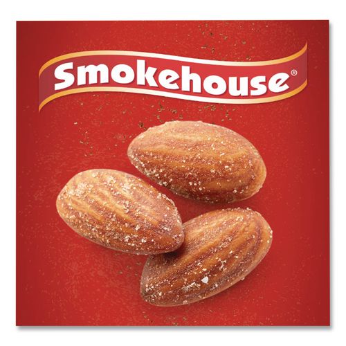 Image of Blue Diamond® BLU09918 Smokehouse Flavored Almonds, 4 oz Bag, 12 Bags/Box