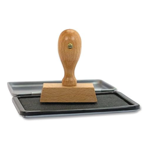 Image of COSCO 090407 2000 Plus One-Color Felt Stamp Pad, #2, 6.25" X 3.5", Black