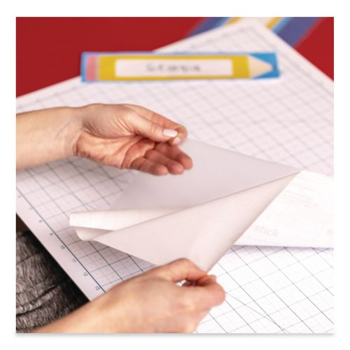 Image of Duck® 1115016 Peel-And-Stick Clear Laminate Roll, 5.91 Mil, 18" X 8 Yd, Matte Clear