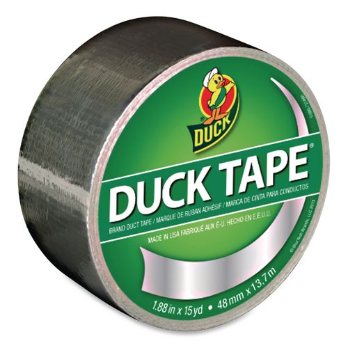 Image of Duck® 280621 Colored Duct Tape, 3" Core, 1.88" X 10 Yds, Chrome