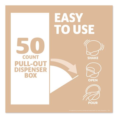 Image of Coffee mate® 11001124 Liquid Coffee Creamer, Original, 0.38 oz Mini Cups, 50/Box, 4 Boxes/Carton