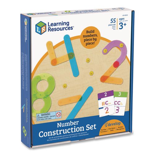 Image of Learning ResourcesÂ® Number Construction Activity Set, Pre-K to K, 50 Pieces