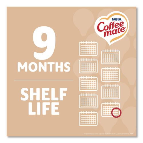 Image of Coffee mate® 11001124 Liquid Coffee Creamer, Original, 0.38 Oz Mini Cups, 50/box