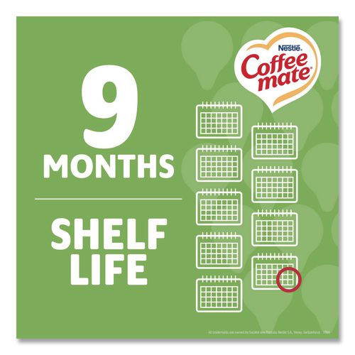 Image of Coffee mate® 11002803 Liquid Coffee Creamer, Irish Cream, 0.38 oz Mini Cups, 50/Box