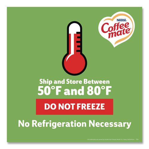 Image of Coffee mate® 11002803 Liquid Coffee Creamer, Irish Cream, 0.38 oz Mini Cups, 50/Box, 4 Boxes/Carton