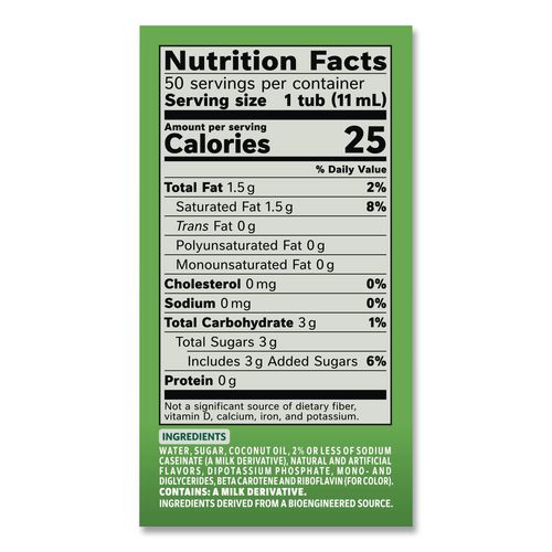 Image of Coffee mate® 11002803 Liquid Coffee Creamer, Irish Cream, 0.38 oz Mini Cups, 50/Box, 4 Boxes/Carton