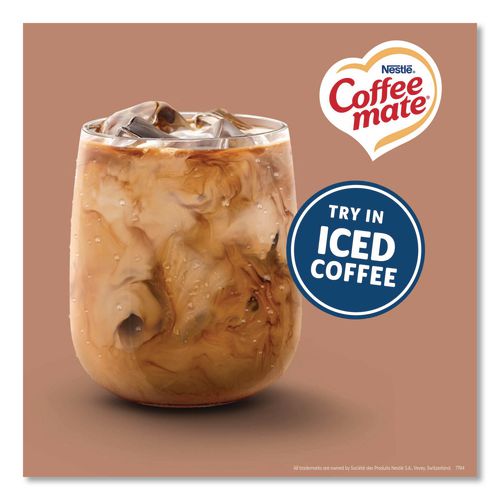 Image of Coffee mate® 11002807 Liquid Coffee Creamer, Cafe Mocha, 0.38 oz Mini Cups, 50/Box, 4 Boxes/Carton