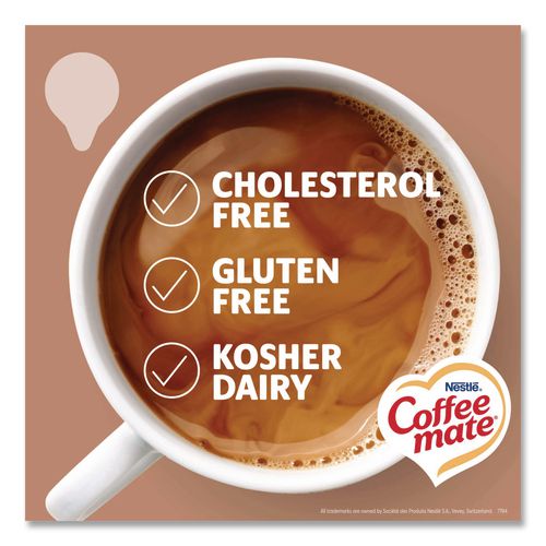 Image of Coffee mate® 11002807 Liquid Coffee Creamer, Cafe Mocha, 0.38 oz Mini Cups, 50/Box, 4 Boxes/Carton
