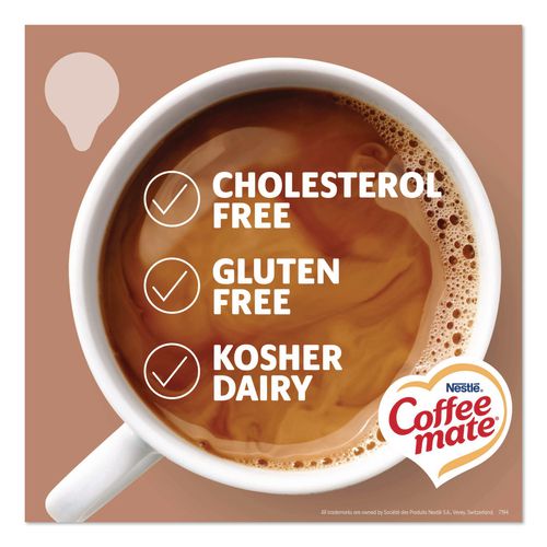Image of Coffee mate® 11002807 Liquid Coffee Creamer, Cafe Mocha, 0.38 Oz Mini Cups, 50/box