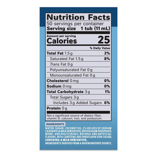 Image of Coffee mate® 11001206 Liquid Coffee Creamer, French Vanilla, 0.38 oz Mini Cups, 50/Box, 4 Boxes/Carton