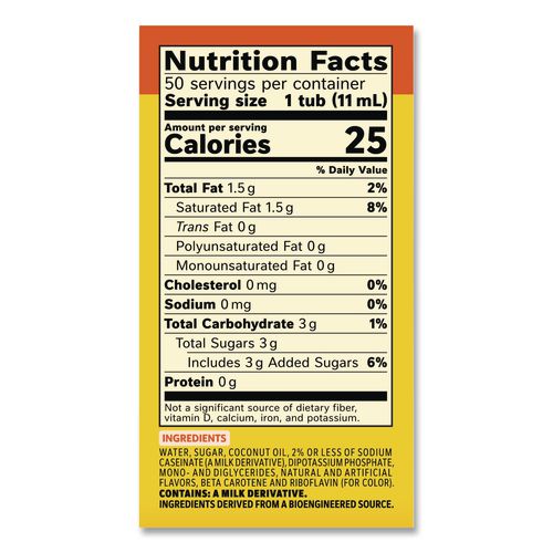 Image of Coffee mate® 11001207 Liquid Coffee Creamer, Hazelnut, 0.38 Oz Mini Cups, 50/box