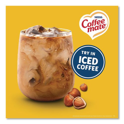 Image of Coffee mate® 11001207 Liquid Coffee Creamer, Hazelnut, 0.38 oz Mini Cups, 50/Box, 4 Boxes/Carton