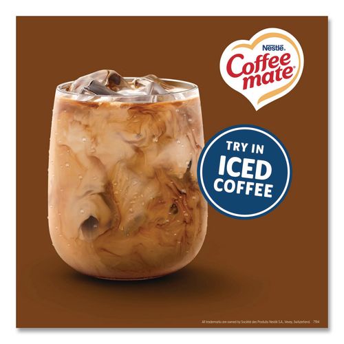Image of Coffee mate® 12384196 Liquid Coffee Creamer, Snickers, 0.38 oz Mini Cups, 50/Box