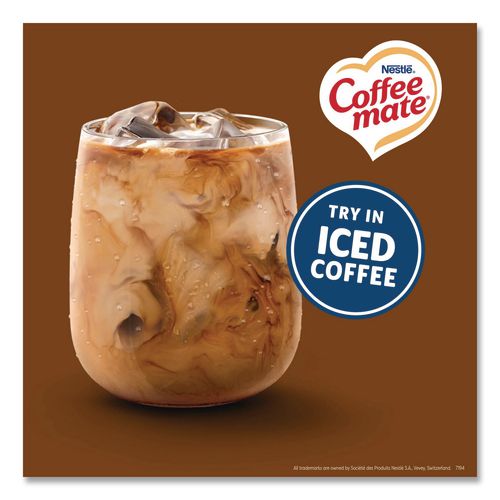 Image of Coffee mate® 12384196 Liquid Coffee Creamer, Snickers, 0.38 oz Mini Cups, 200/Carton