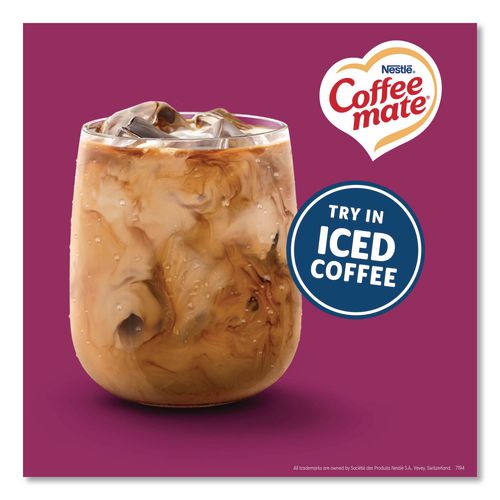 Image of Coffee mate® 12314294 Liquid Coffee Creamer, Salted Caramel Chocolate, 0.38 oz Mini Cups, 50/Box, 4 Boxes/Carton