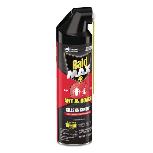 Image of Raid® 345742 Ant/Roach Killer, 14.5 oz Aerosol Spray, Unscented, 6/Carton