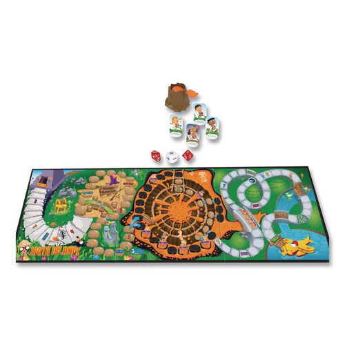 Image of Learning Resources® LER5025 Math Island Addition and Subtraction Game, 2 to 4 Players, Grades 1 to 4, 8 Pieces
