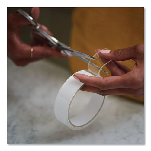 Image of Duck® 287264 MAX Strength Nano-Grab Double-Sided Gel Tape, 0.94" x 5 ft, Clear