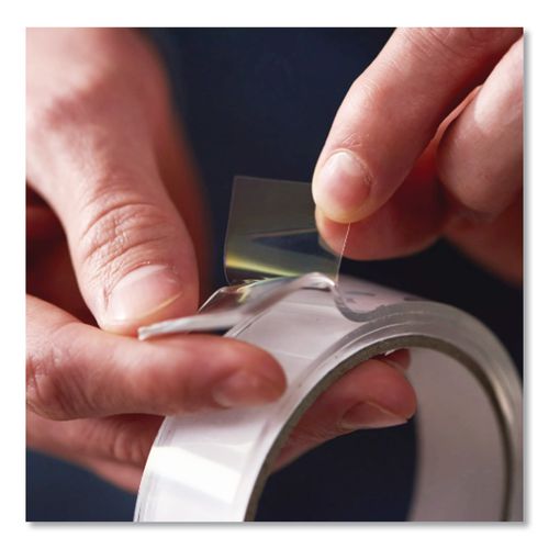 Image of Duck® 287264 MAX Strength Nano-Grab Double-Sided Gel Tape, 0.94" x 5 ft, Clear
