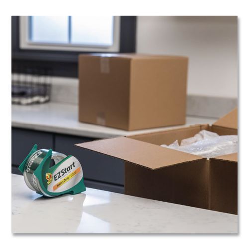 Image of Duck® 393192/313078 Ez Start Carton Sealing Tape, 1.89" Core, 1.88" X 30 Yds, Clear