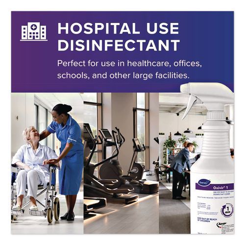 Image of Diversey 4277285 Oxivir Tb One-Step Disinfectant Cleaner, 32 Oz Bottle, 12/carton