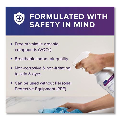Image of Diversey 100850916 Oxivir 1 Rtu Disinfectant Cleaner, 32 Oz Spray Bottle, 12/carton