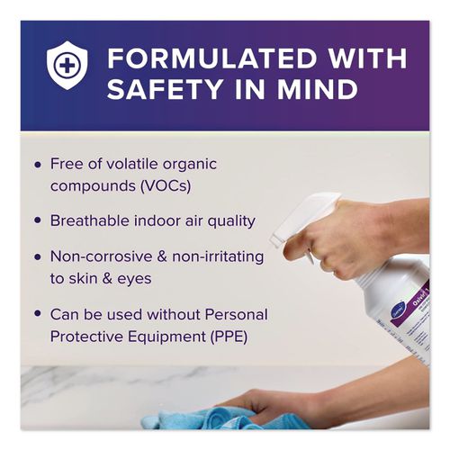 Image of Diversey 100850925 Oxivir 1 Wipes, 1-Ply, 11 x 12, Cherry Almond Scent, 160/Refill Pack, 4 Packs/Carton