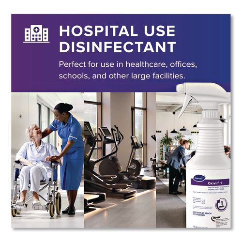 Image of Diversey 100898636 Oxivir Tb, Natural Cherry Almond Scent, 3.78 L Container, 4/carton