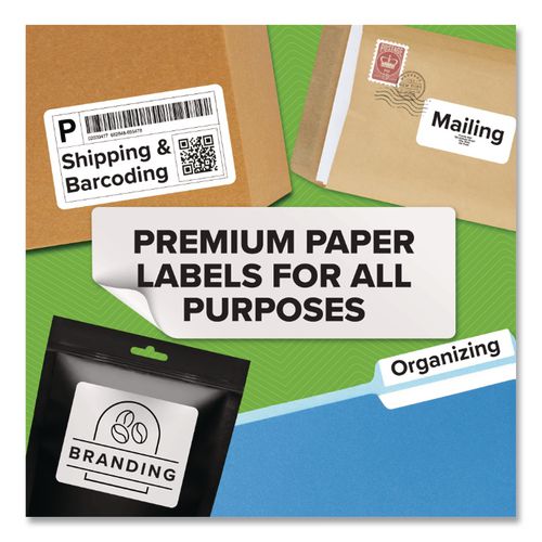 Image of DYMO® 30578 Labelwriter Return Address Labels, 0.75" X 2", White, 400 Labels/roll